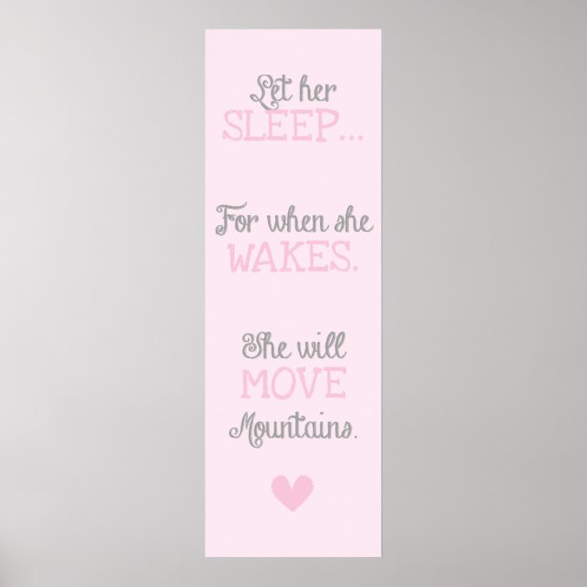 Låt henne sova. poster (Framsidan)