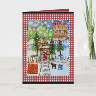 Låt himlen och jordens Sjunga Helgkort