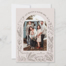 Låt himlen och naturen sjunga julkort