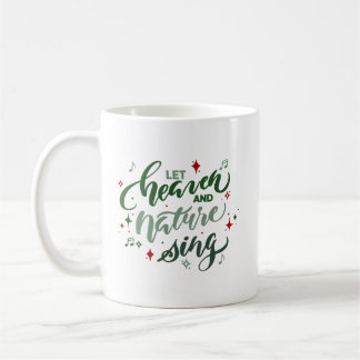 Låt himlen och naturen sjunga julmugg kaffemugg