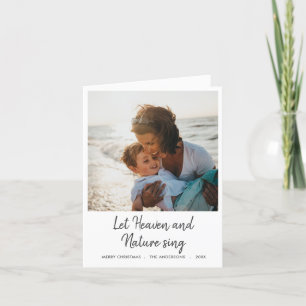 Låt himmel och natur-Sjunga skriva modern Helgdag Helgkort