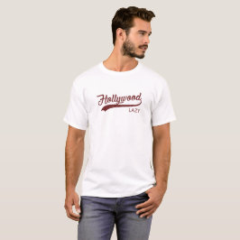Lat Hollywood vintageT-tröja röd | T-shirt