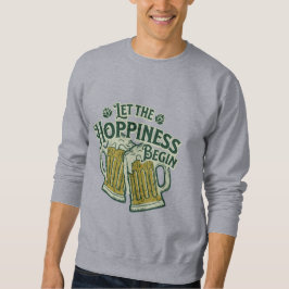 Låt hoppiness börja med den nogräknade St. Patrick Lång Ärmad Tröja