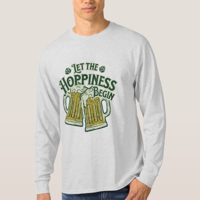 Låt hoppiness börja med den nogräknade St. Patrick T Shirt (Framsida)