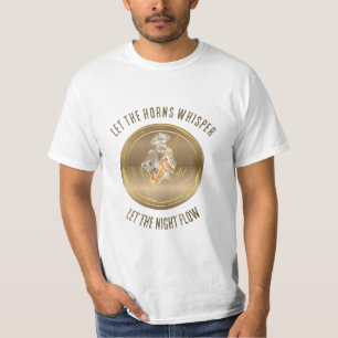 Låt Horns Whisper Jazz-citatet T Shirt