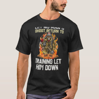 Låt inga män gå tillbaka med Komen Ghost T Shirt