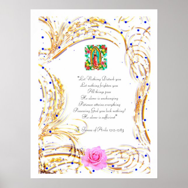 LÅT INGENTING FÖRSVINNA DIG - PRAYER POSTER (Framsidan)