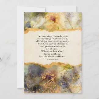 Låt inget störa dig