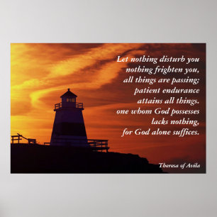 Låt inget störa dig poster