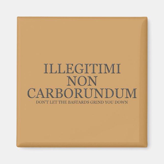 Låt inte bastard skaka ner dig - Mörk Magnet (Framsidan)