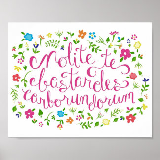 Låt inte Bastards ge dig regnet. Poster