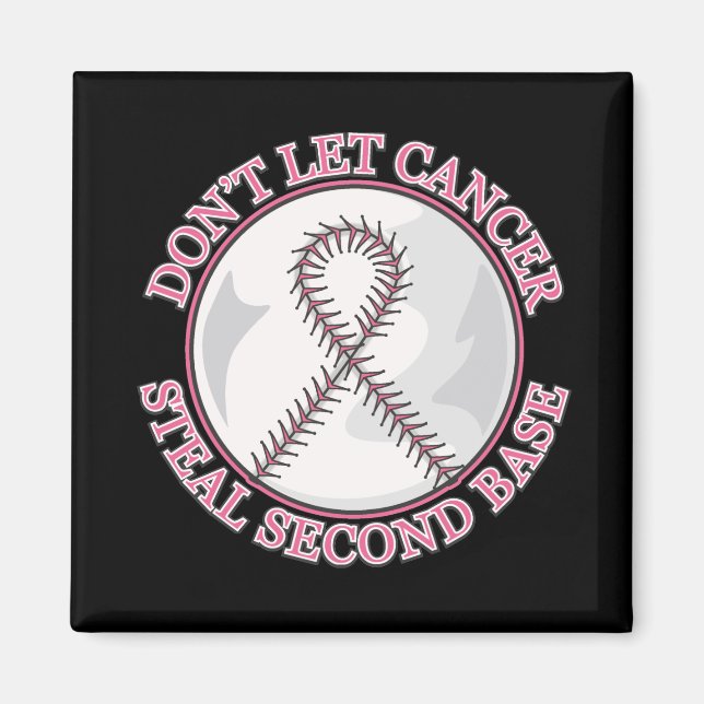 Låt inte bröstcancerbasen ligga kvar magnet (Framsidan)