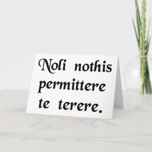 Låt inte de jävlarna få ner dig kort