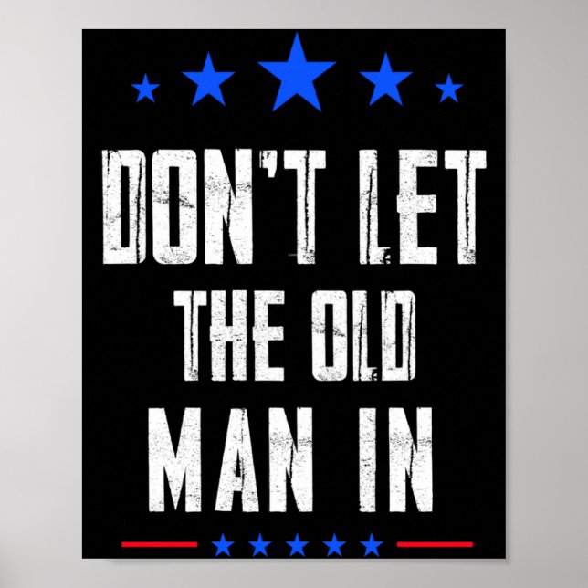 Låt inte den gamle mannen komma in _1 poster (Framsidan)