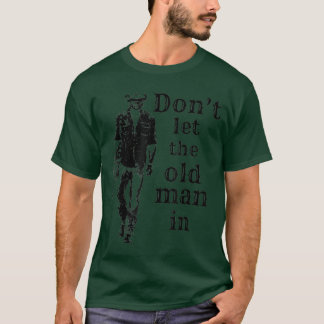 Låt inte den gamle mannen komma in Vintage Man Wal T Shirt