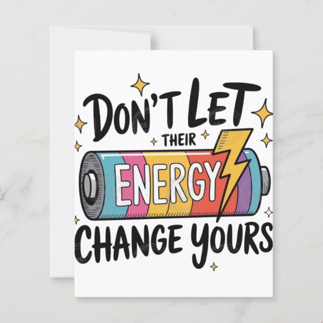 ⚡ Låt inte deras energi förändra din (Framsida)