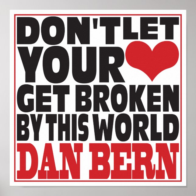 Låt inte ditt hjärta.. Poster (Framsidan)