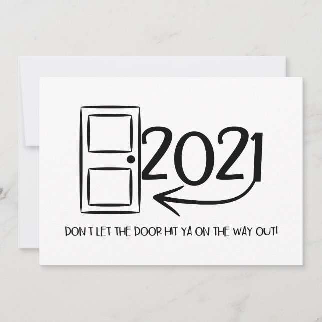 Låt inte dörren slå dig på vägen ut från jul (Framsida)