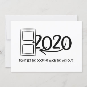 Låt inte dörren slåare dig på vägen ut från jul inbjudningar