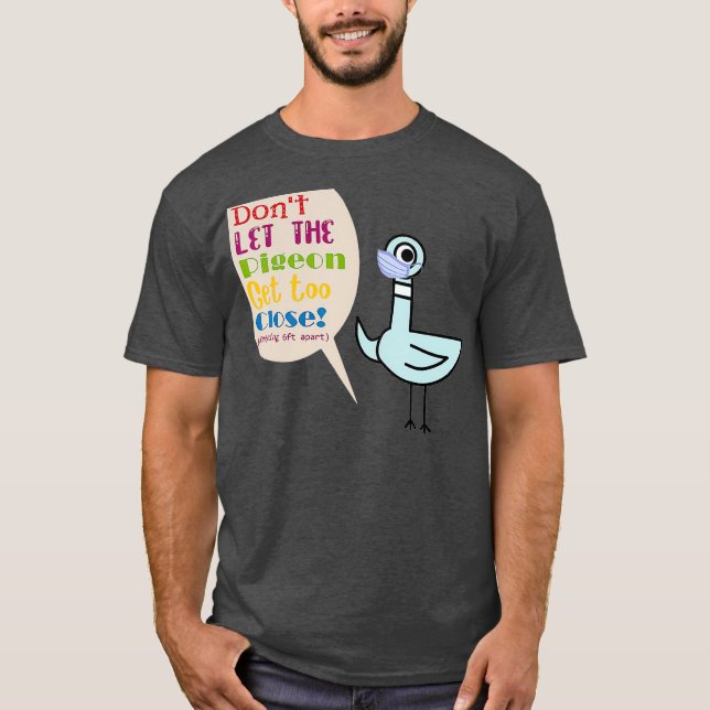 Låt inte duken komma för nära t shirt (Framsida)