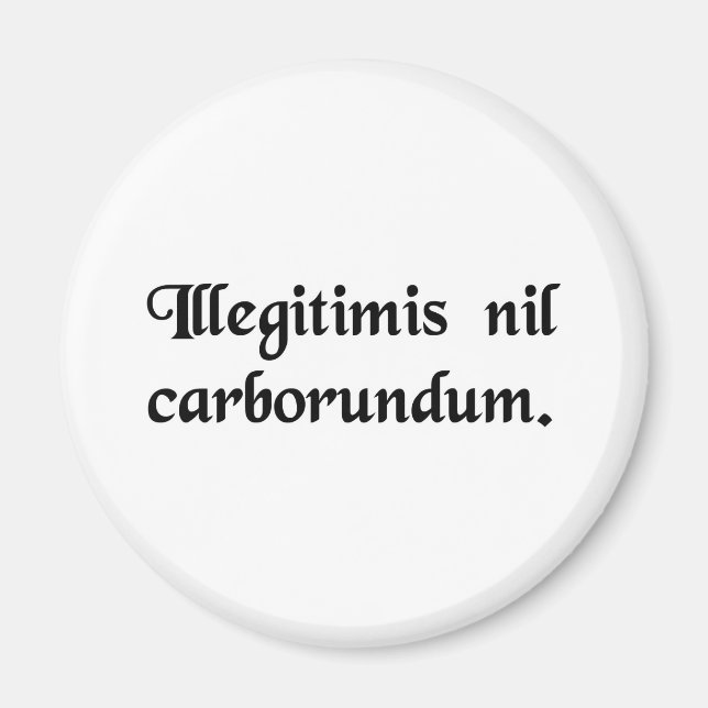 Låt inte jävlarna krossa dig. magnet (Framsidan)