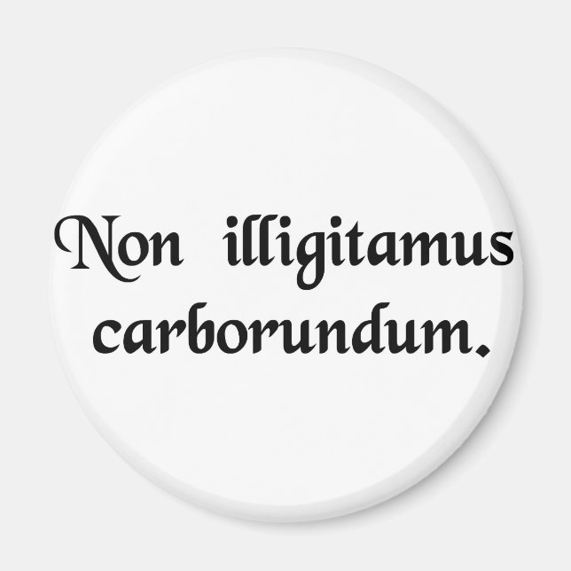 Låt inte jävlarna krossa dig. magnet (Framsidan)