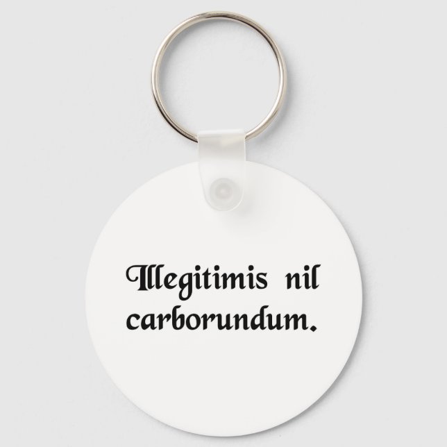 Låt inte jävlarna krossa dig. nyckelring (Framsida)