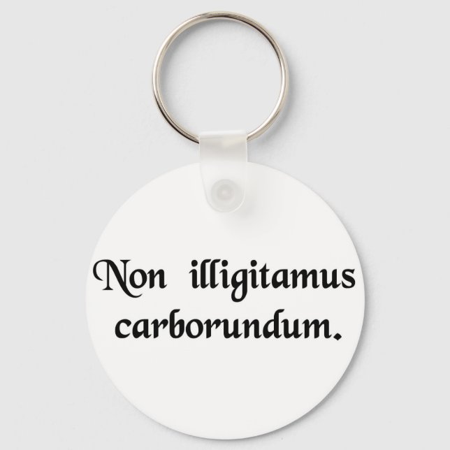 Låt inte jävlarna krossa dig. nyckelring (Framsida)