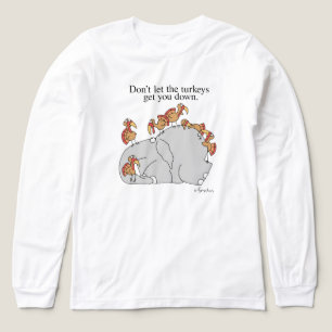 LÅT INTE KALKONERNA FÅ DIG BESEGRAR T SHIRT