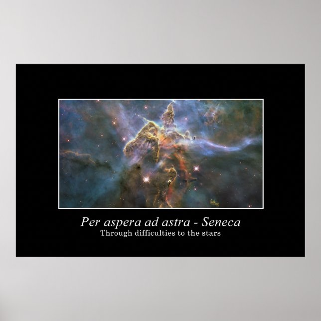 Låt inte motgång hindra dig från att nå stjärnorna poster (Framsidan)