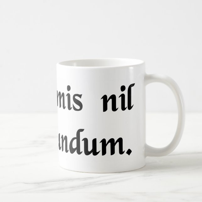 Låt inte oäktingarna mala dig ner kaffemugg (Höger)