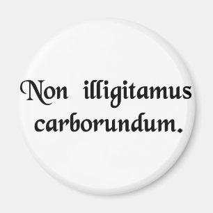 Låt inte oäktingarna mala dig ner magnet