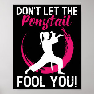 Låt inte påvens fool dig - Karate Martial A Poster