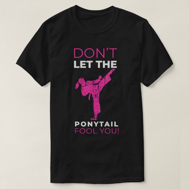 Låt inte påvens skam för Karate G T Shirt (Design framsida)