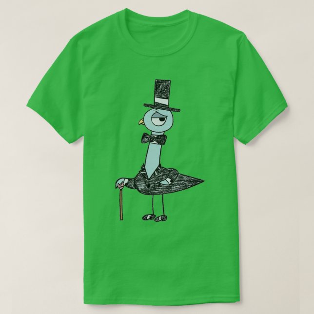 Låt inte Pigeon köra Buss 20 T Shirt (Design framsida)