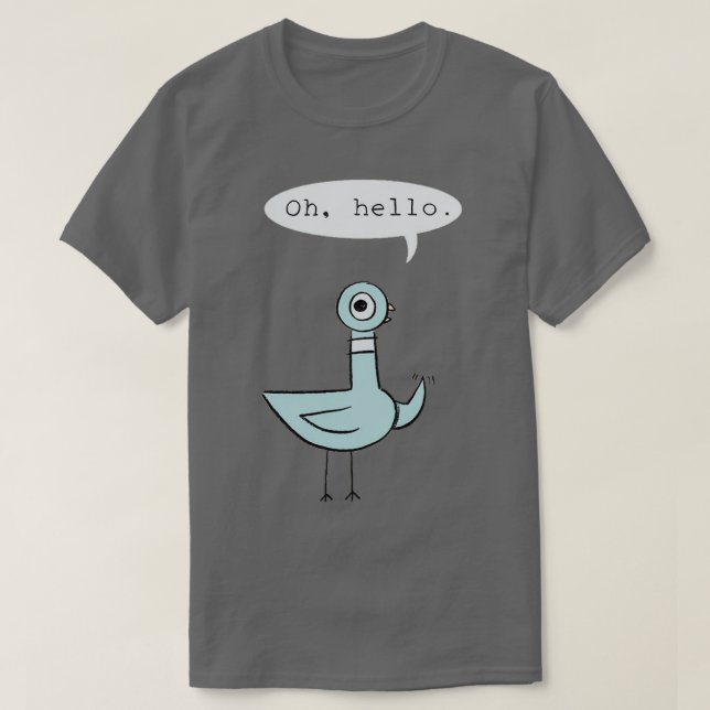 Låt inte Pigeon köra Buss-märket T Shirt (Design framsida)