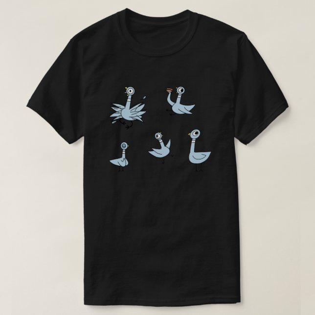 Låt inte Pigeon köra Buss T Shirt (Design framsida)