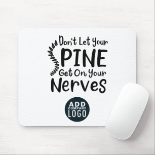 Låt inte ryggen komma åt Logotypen för Chiroprakti Musmatta