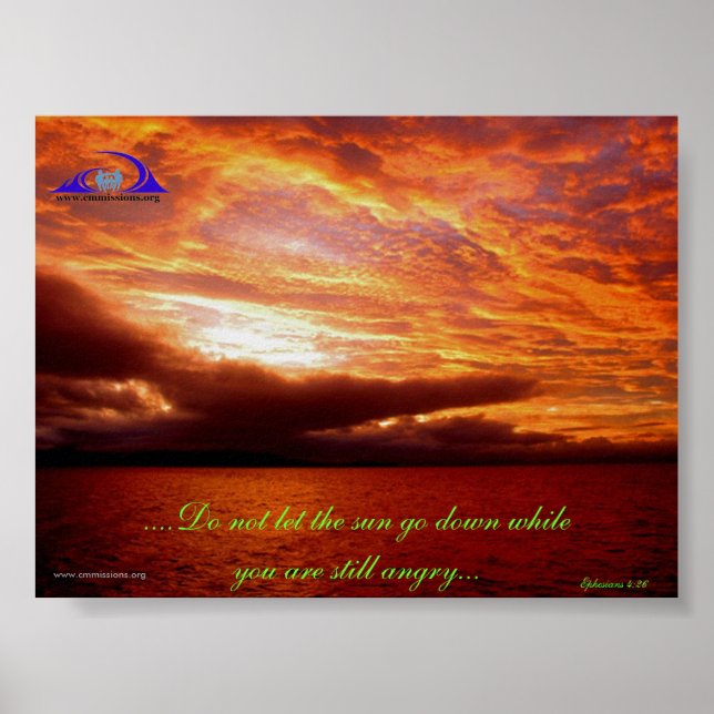 Låt inte sol gå ner poster (Framsidan)