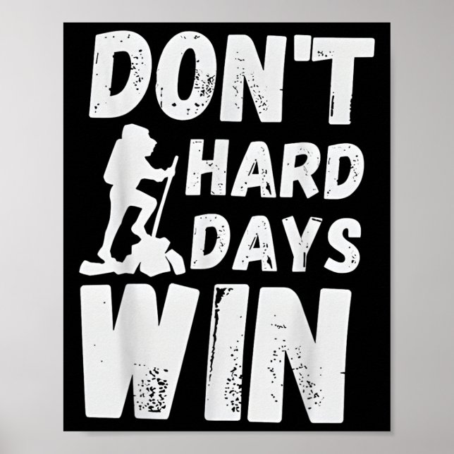 Låt inte svåra dagar vinka i motiv poster (Framsidan)