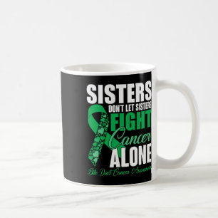 Låt inte systrar bekämpa cancer ensamma gallgångsc kaffemugg