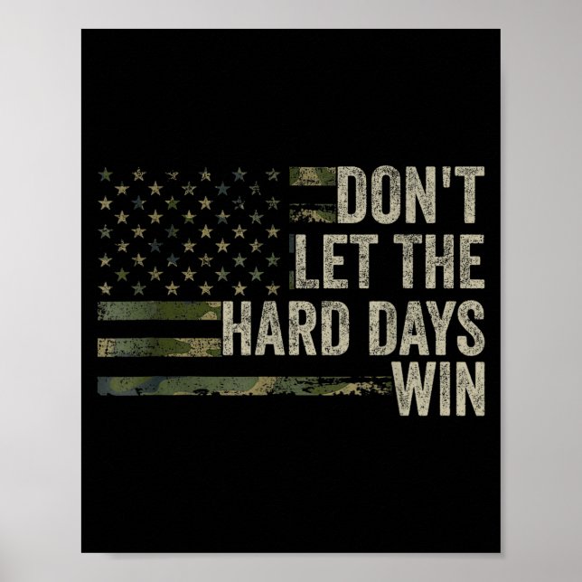 Låt inte tuffa dagar vinna poster (Framsidan)
