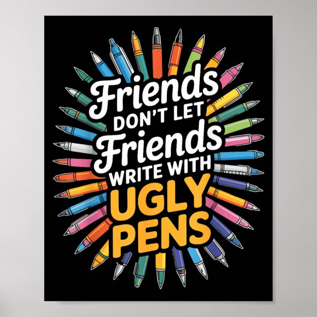 Låt inte vänner låta vänner skriva poster (Framsidan)