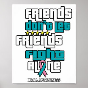 Låt inte vännerna Brca bli medvetna Poster