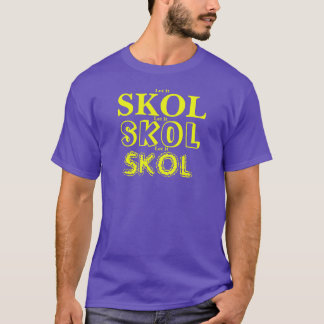 LÅT IT SKOL X 3-diff. typsnitt T-Shirt