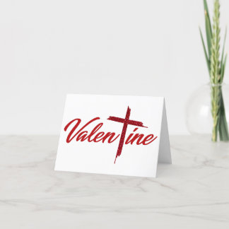 Låt Jesus bli din Valentine Tack Kort