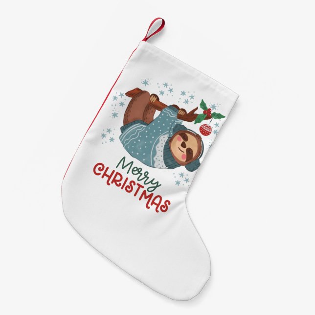 Lat julslotts  liten julstrumpa (Framsidan (Hängande))