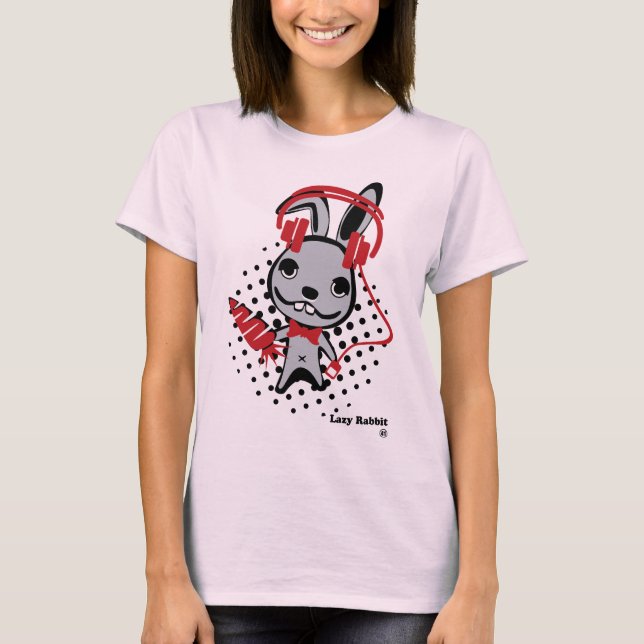 Lat kanin 2 tee shirt (Framsida)