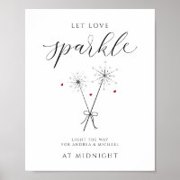 Låt Kärlek Gnistra - Sparkler Sendoff-signalen Brö