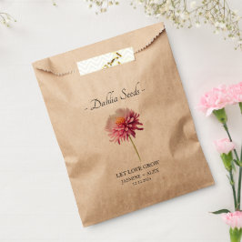 Låt Kärlek Grow l Dahlia Seeds Bröllop